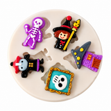 Spooky Halloween Characters Silicone Mold – 5 Cavity