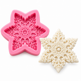 Snowflake & Star Silicone Mold – Winter & Christmas Treat Mold