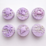 Sea Life Silicone Mold – Turtle, Crab, Palm Tree, Shell & Coral Fondant Mold