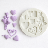 Love Heart Silicone Mold – Romantic Fondant & Chocolate Mold