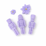 Nutcracker Silicone Mold  Holiday Fondant & Floral Decoration Mold