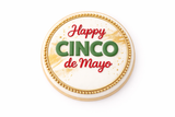 Happy Cinco de Mayo Round Cookie Cutter & Stamp