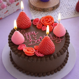 Strawberry Sweet Candle Mold – Realistic Berry Silicone Mold