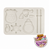 Police & Sheriff Law Enforcement Silicone Mold