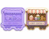 Christmas Hot Cocoa Train Car Cookie Cutter & Embosser Stamp Set