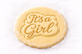 It’s a Girl Script Cookie Cutter & Embosser