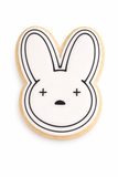 Bunny with Tall Ears Cross Eyes Cookie Cutter & Stamp