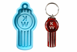 Retro KW Key Tag Silicone Mold