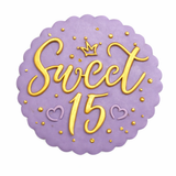 Sweet 15 Cookie Embosser