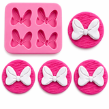 Bow Silicone Mold 4 ct
