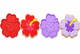 Tropical Hibiscus Flower Cookie Cutter & Embosser