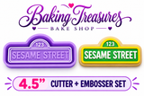 Street Monsters Cookie Cutter & Stamps 3.5 - 4.5