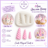 Unicorn Horn 3-Cavity Silicone Mold