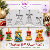 Christmas bells Silicone Mold