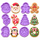 Cute Christmas Cookie Cutter Set – 6 Piece Holiday Collection