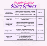 Sweet One Themed Happy Birthday Cutters With Stamp Option