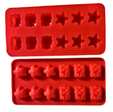 Christmas Silicone Molds Christmas Chocolate Mold stars and gift