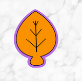 Fall Dogwood Leaf Cookie Cutter with Stamp Option