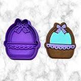 Easter Basket with Bow #2  Cutter and Embosser