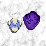 Easter He Has Risen 2 inch Cutter and Stamps