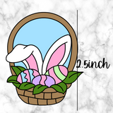Easter Bunny Basket  Cutter and Embosser