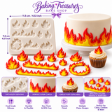 Fire & Flame Border Silicone Mold – Assorted