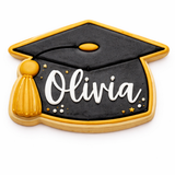 Graduation Cap Cookie Cutter & Stamp