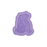 Honey Bear & Honey Pot Cookie Cutter & Embosser Stamp