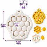 Honeycomb Silicone Mold – Bee & Honeycomb Cake Decorating Mold