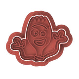 Happy Spork Pal Cookie Cutter & Embosser Stamp