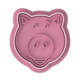 Friendly Farm Pig Cookie Cutter & Embosser Stamp