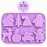 Christmas Silicone Mold Theme 8-cavity