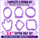 Spider Web Superhero Cookie Cutter & Embosser Stamp Collection – Individual Designs or Sets