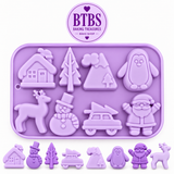 Christmas Silicone Mold Theme 8-cavity
