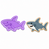 Mako Shark Cookie Cutter & Embosser Two-Piece Set
