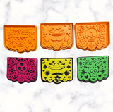 Papel Picado Cookie Cutter and Stamp with Size Option