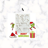Christmas Grump Theme Silicone Mold