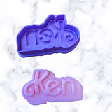 Boy Name  Doll Cookie Cutter & Fondant Debosser