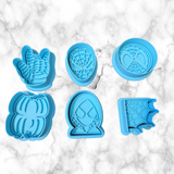 Spider boy & Friends Mini Cutters and Stamp 6 pc set