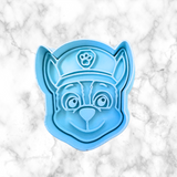 Dog Patrol Faces Mini cookie cutters