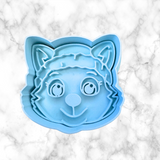 Dog Patrol Faces Mini cookie cutters