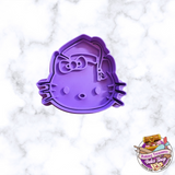 Graduation Cat Cookie Cutters and Stamp