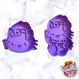 Graduation Cat Cookie Cutters and Stamp