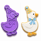 Party Silly Goose Cookie Cutter & Embosser Stamp