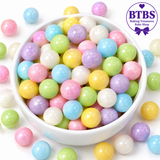 Pastel Rainbow Candy Pearls – Pressed Dextrose Edible Cake Decorations – 2 oz.