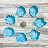 Halloween horror fondant mini cutters