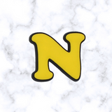 Alphabet Shoe Charms