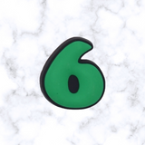 Numbers Shoe Charms