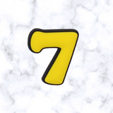 Numbers Shoe Charms