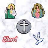 Religious Shoe Charms 5 PC SET